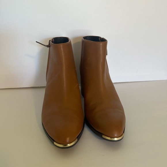 COLE HAAN Women Tan Grand Ambition Leather Bootie Size 10 - Picture 5 of 11